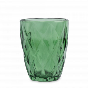 Стакан , 10 см, 270 мл, стекло, зеленый, серия Diamond color, ANNA LAFARG, Китай, Стаканы для воды
