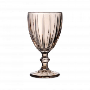 Бокал - кубок для вина, 300 мл, стекло, коричневый, серия Vivaldi, ANNA LAFARG, Китай, Бокалы и стаканы ANNA LAFARG