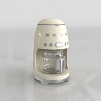 Кофеварка капельная, нержавеющая сталь, пластик, кремовый, SMEG, Италия_00798390065109828446.jpg
