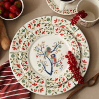 Тарелка закусочная Love Birds, 17.5 см, фарфор, белый, декор, серия Birds of Paradise, LIBERTY JONES, Россия_00814630035695991474.jpg