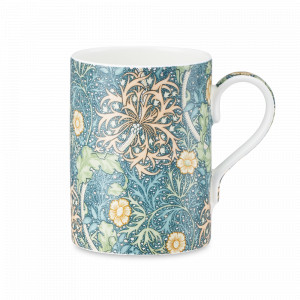 Кружка «Водоросли», 340 мл, костяной фарфор, белый, декор, серия Моррис и Ко, SPODE, Великобритания, SPODE (Великобритания)