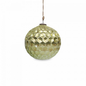 Украшение новогоднее Шар подвес, 13 см, стекло, светло-зеленый, ROOMERS FURNITURE, Нидерланды, ROOMERS FURNITURE (Нидерланды)