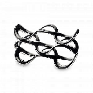 Подставка для бутылок, 32,2 х 16,1 см, пластик, черный, GUZZINI, Италия, Подставки и корзины для бутылок