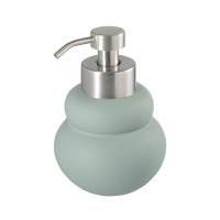 Диспенсер для жидкого мыла Markl, 420 мл, керамика, нержавеющая сталь, оливковый, серия Bath, BERGENSON BJORN, Великобритания_00813860058208694554.jpg