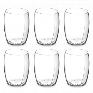 Набор из 6-ти стаканов для воды, 320 мл, хрустальное стекло, серия Universum, RCR, Италия, Скидка -30% на итальянское стекло RCR