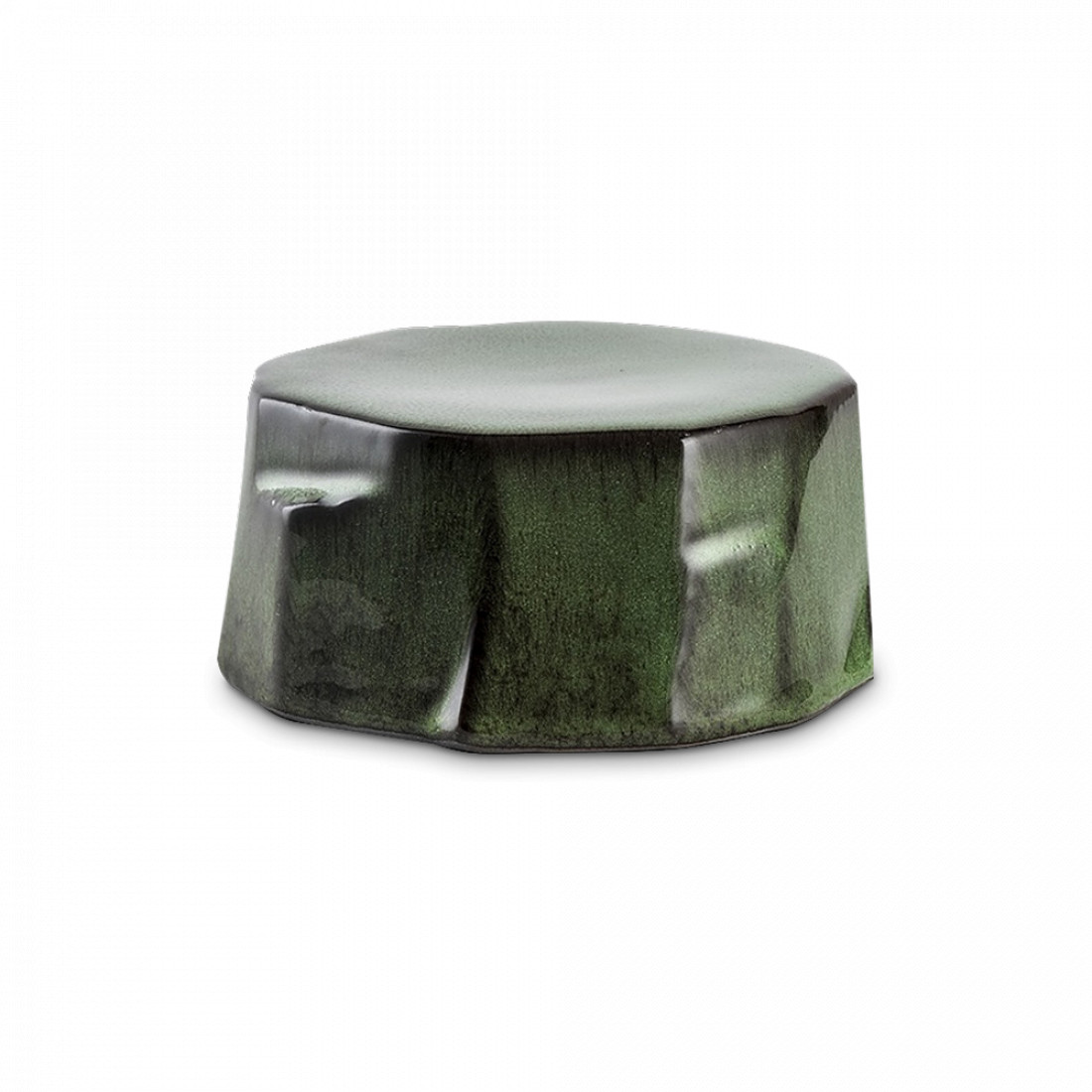 Тарелка закусочная Green, 20.5 см, керамика, темно-зеленый, ROOMERS TABLEWARE, Нидерланды