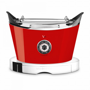 Тостер двухслотовый, нержавеющая сталь, пластик, красный, серия Volo, BUGATTI, Италия, BUGATTI (Италия)