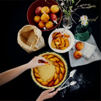 Форма Киш II, керамика, 2,5 л, 28 x 5 см, цвет: кедр, EMILE HENRY, Франция_00816880062828476724.jpg