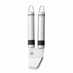 Пресс для чеснока со съемной сеткой, размер: 18,2 см, материал: нержавеющая сталь, цвет: стальной, серия Profile, BRABANTIA, Бельгия, Прессы для чеснока