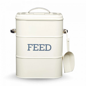 Банка для хранения, 19 х 16 х 27 см, нержавеющая сталь, бежевый, серия Living Nostalgia, KITCHEN CRAFT, Великобритания, Емкости для хранения сыпучих продуктов