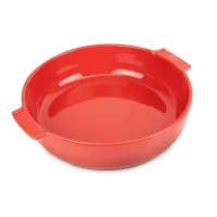 Форма круглая для запекания, 34 см, 3.8 л, керамика, красный, серия Red, PEUGEOT CERAMIC, Франция, 