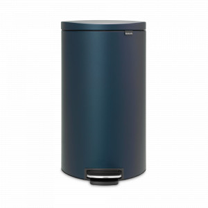 Контейнер для мусора с педалью, 30 л, нержавеющая сталь, темно-синий, серия FlatBack, BRABANTIA, Бельгия, BRABANTIA (Бельгия)