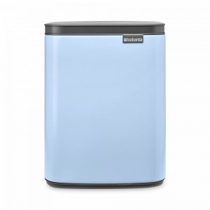 Контейнер для мусора, 7 л, нержавеющая сталь, голубой, серия BO, BRABANTIA, Бельгия, Мусорные ведра и корзины