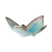 Блюдо для фруктов, 41 х 33 см, керамика, коричневый, голубой, серия Cloudy Butterflies, Bordallo Pinheiro, Португалия_00816580050726307538.jpg