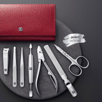 Набор маникюрный в кожаном футляре, цвет красный, 7 предметов, Classic Inox, ZWILLING J.A. HENCKELS, Германия_00818530053691183133.jpg