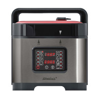 Мультиварка - скороварка, 5 л, нержавеющая сталь, пластик, стальной, черный, красный, STEBA, Германия_00805430065298795998.jpg