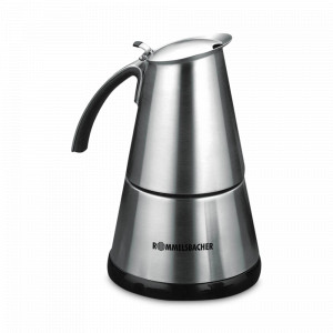 Кофеварка -эспрессо, 0,25 л, нержавеющая сталь, стальной, ROMMELSBACHER, Германия, ROMMELSBACHER (Германия)