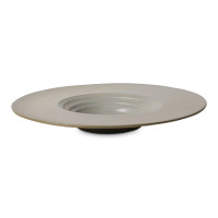 Тарелка для пасты Grey, 32 см, каменная керамика, серый, серия Isamu, ROOMERS TABLEWARE, Нидерланды