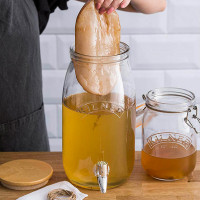 Набор для приготовления комбучи, стекло, серия Prepare, KILNER, Великобритания_00803150073975853646.jpg