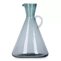 Ваза - бутыль, 31.5 см, стекло, зеленый, ROOMERS FURNITURE, Нидерланды, 