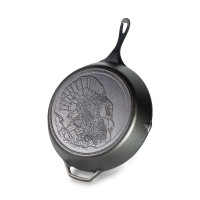 Сковорода «Индейка», 33,7 см, чугун, серия Classic, LODGE, США