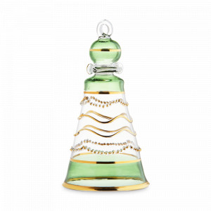 Украшение елочное подвес Ковьелло, стекло ручной работы, зеленый, DECOR DE TABLE, Китай, Домашний декор DECOR DE TABLE