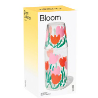 Набор из графина и стакана, стекло, декор, серия Bloom, DOIY, Испания_00819740049782466106.jpg