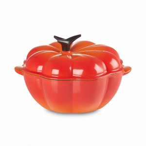 Кастрюля «Тыква», чугун, 22 см, оранжевый, серия Flame, LE CREUSET, Франция, LE CREUSET (Франция)