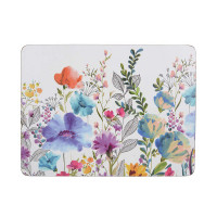 Набор из 6-ти подстановочных салфеток Meadow Floral, 30 х 22,8 см, пробка, декор, CREATIVE TOPS, Великобритания_00810350053028036651.jpg