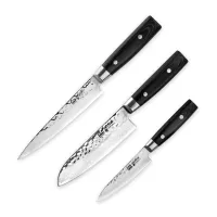 Набор из 3-х кухонных ножей поварская тройка, серия Zen, YAXELL, Япония, 