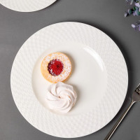 Сервиз чайно-столовый на 1 персону , 4 предмета, фарфор, белый, серия Капля, DECOR DE TABLE, Россия_00818470057121669573.jpg