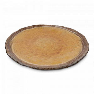 Блюдо круглое Yellow, 31 см, каменная керамика, желтый, коричневый, ROOMERS TABLEWARE, Нидерланды, ROOMERS TABLEWARE (Нидерланды)