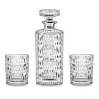 Набор для виски из 3 предметов, 304 и 750 мл, хрустальное стекло, серия Ethno, NACHTMANN, Германия, 
