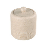 Банка для хранения Loup, 430 мл, полирезин, бежевый, серия Bath, BERGENSON BJORN, Великобритания_00813860057912305757.jpg