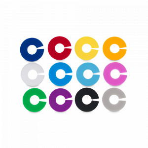 Набор из 12-ти маркеров для бокалов, силикон, мультиколор, серия Bar Craft, HOMEFEEL, Россия, Барные аксессуары для коктейлей