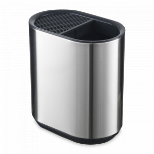 Подставка для кухонных принадлежностей Atle, 18 х 11,5 х 19,4 см, пластик ABS, нержавеющая сталь, серебристый, SMART SOLUTIONS, Россия, Подставка под столовые приборы