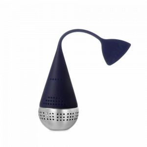 Ситечко для заваривания чая Egg, 4 х 4 см, нержавеющая сталь, силикон, темно-синий, серия Infusion, VIVA Scandinavia, Дания, Ситечки для чая