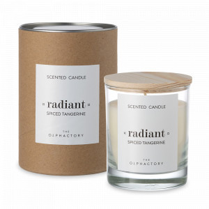 Свеча ароматическая «Spiced Tangerine», 40 часов горения, воск, стекло, серия The Olphactory, AMBIENTAIR, Испания, Ароматические диффузоры с палочками