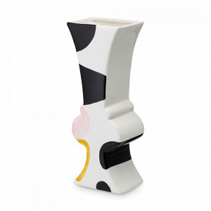 Ваза Echo, 25 см, доломит, белый, декор, серия Accent, TKANO, Россия, Вазы для цветов