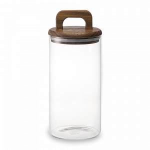Банка для хранения, 1.4 л, стекло, акация, серия Hanle, LIBERTY JONES, Россия, Банки для хранения LIBERTY JONES