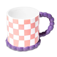 Кружка , 420 мл, керамика, лиловый, серия Sweetie, DOIY, Испания