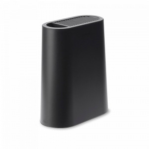 Подставка для ножей с отделением для кухонных принадлежностей, 23 х 19 см, пластик, темно-серый, серия Profile New, BRABANTIA, Бельгия, Подставки под ножи