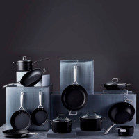 Сковорода , 28 см, анодированный алюминий, черный, LE CREUSET, Франция_00809660055353707862.jpg