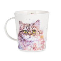 Кружка «Серый кот», 320 мл, костяной фарфор, белый, декор, серия Lomond, DUNOON, Великобритания_00811880053902327207.jpg