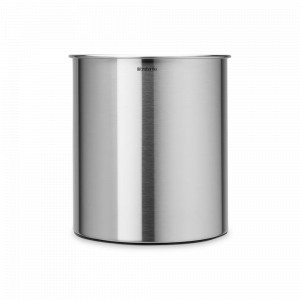 Корзина для бумаг, 7 л, нержавеющая сталь, стальной, BRABANTIA, Бельгия, Ведра для мусора из нержавеющей стали