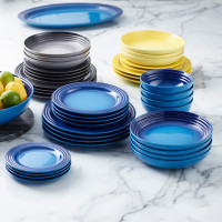 Тарелка , 22 см, керамика, синий, серия Marseille, LE CREUSET, Франция_00803830034524675754.jpg