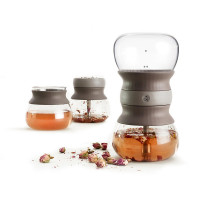 Чайник заварочный с инфузером Calm Tea, 500 мл, стекло, силикон, бежевый, серия Cozy, LEKUE, Испания_00817020063870862736.jpg