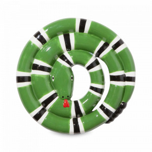 Подставка под горячее Snake, 11.5 х 11.5 см, керамика, зеленый, DOIY, Испания, Керамические подставки под горячее