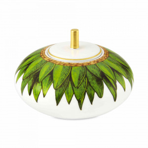 Сахарница , 355 мл, фарфор, белый, декор, серия Amazonia, VISTA ALEGRE, Португалия, Сахарницы