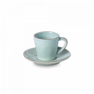 Пара кофейная Turquoise, 70 мл, керамика, голубой, серия Nova, COSTA NOVA, Португалия, Кофейные пары